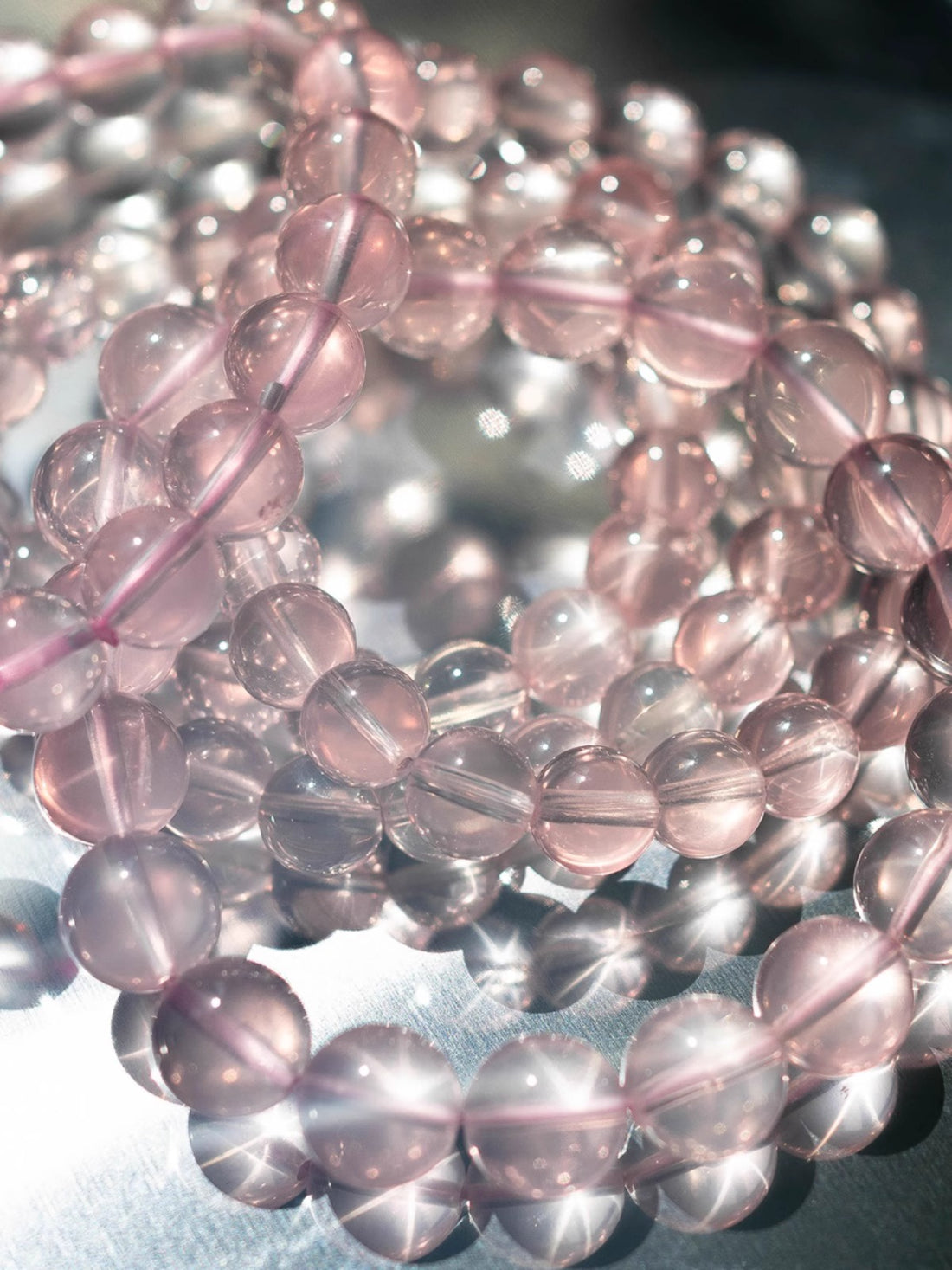 Rose Quartz Crystal Bracelet, Energy Bracelet