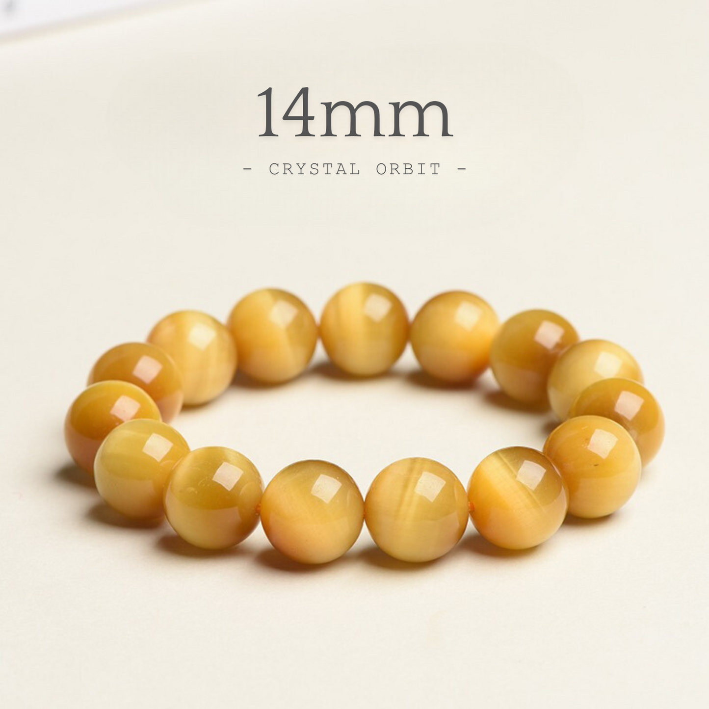 14mm Golden Tiger's Eye bracelet