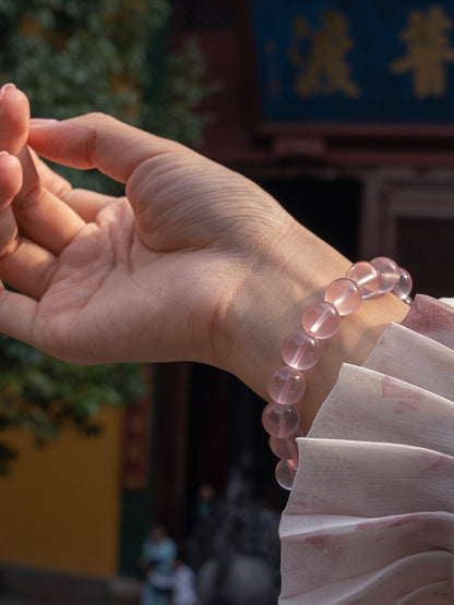 Rose quartz bracelet