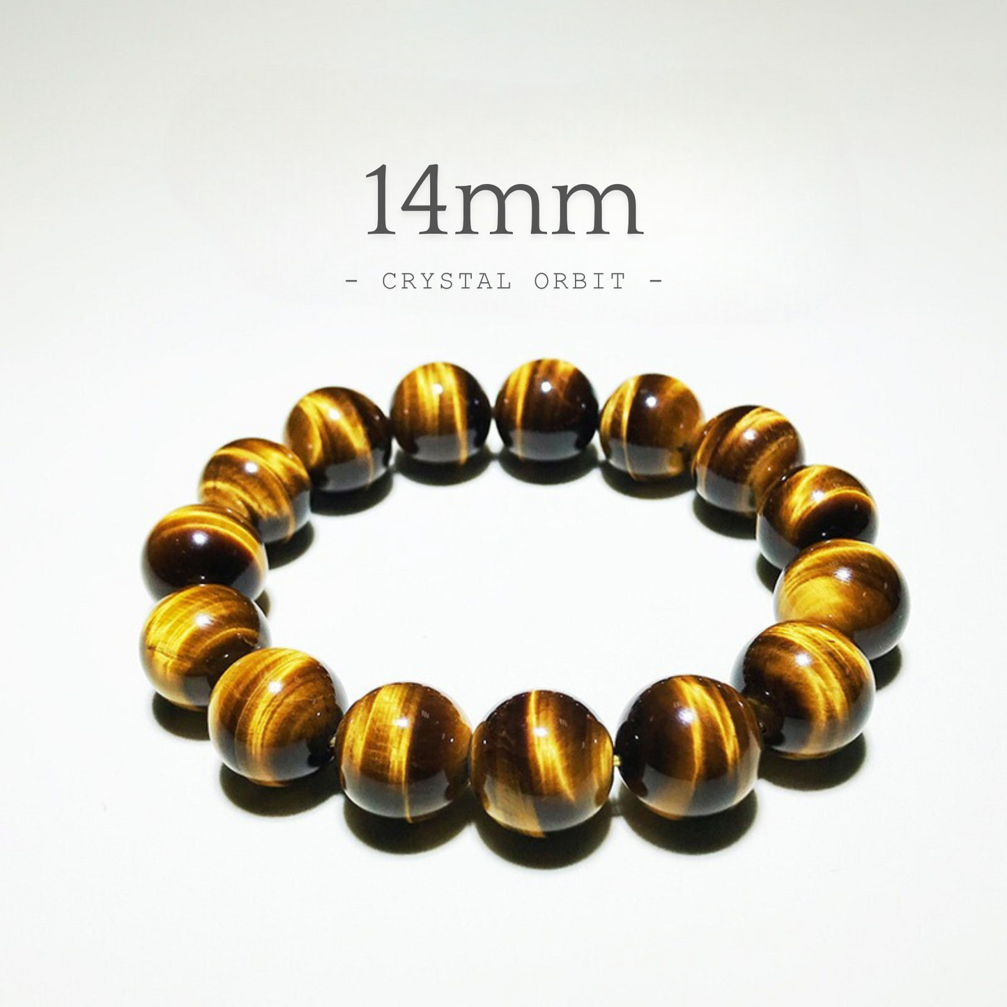 14mm Tiger's Eye bracelet