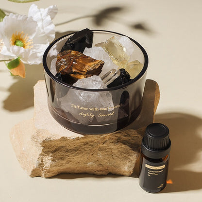 Citrine/Tiger's eye essential oil diffuser